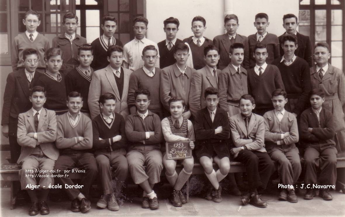 Cours complémentaire 4, 1952-1953, Prof. Monsieur FEBRER