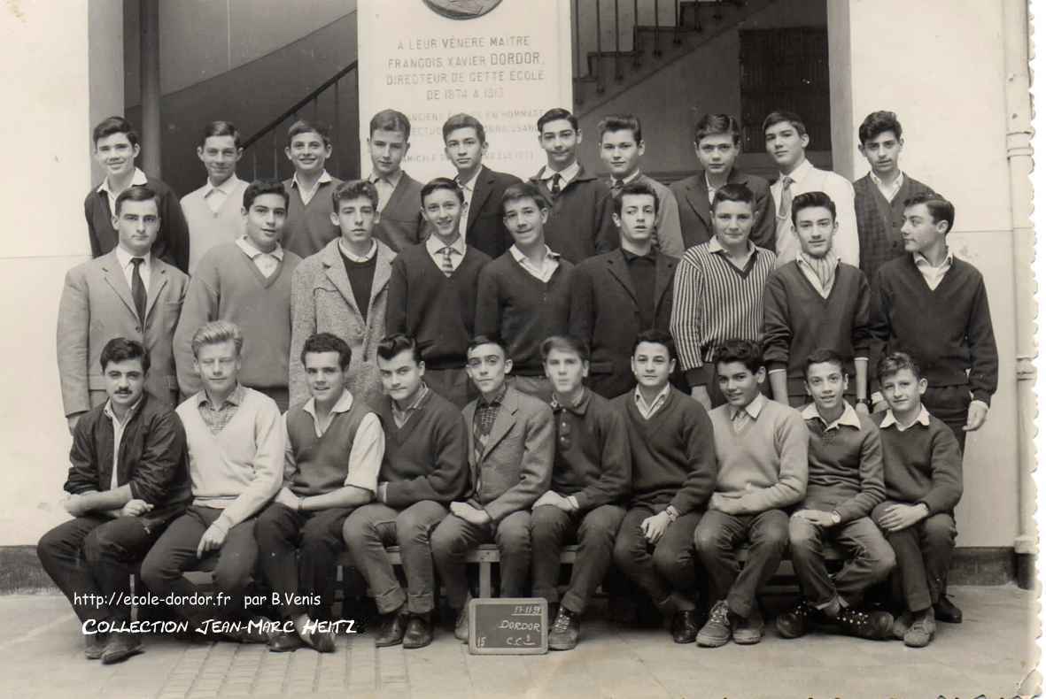 Cours complémentaire 3è, 1959-1960