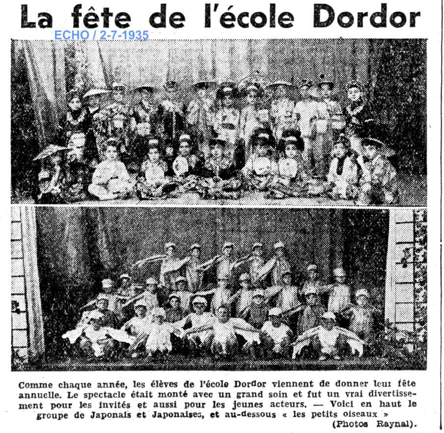 Fête de fin d'année...année 1935 