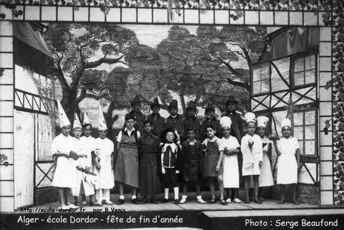 Fête de fin d'année, année ?, classe de mr Covés